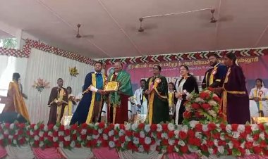 பெரியகுளம் திரவியம் கலை அறிவியல் கல்லூரியில் பட்டமளிப்பு விழா டாக்டர் பாண்டியராஜ் பங்கேற்பு