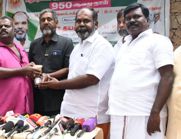 மதுரையின் அட்சய பாத்திரம் 950வது நாள் ஆர்பி உதயகுமார் பங்கேற்பு