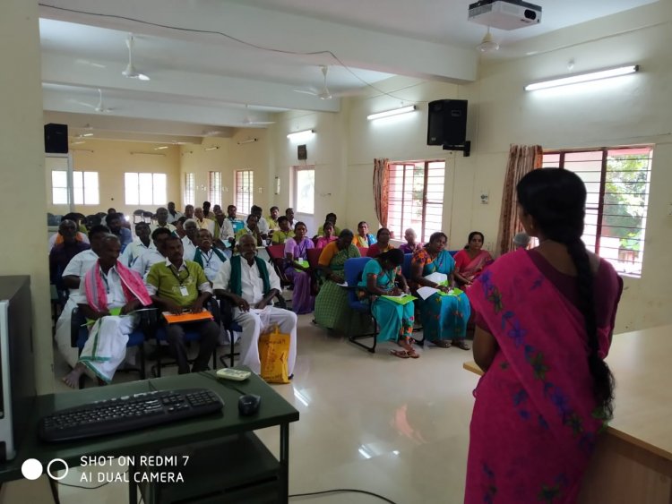 மதுரை மேற்கு, 12 யூனியன் விவசாயிகளுக்கு கூட்டுபண்ணையம் குறித்த மாநில அளவிலான விவசாயிகள் பயிற்சி