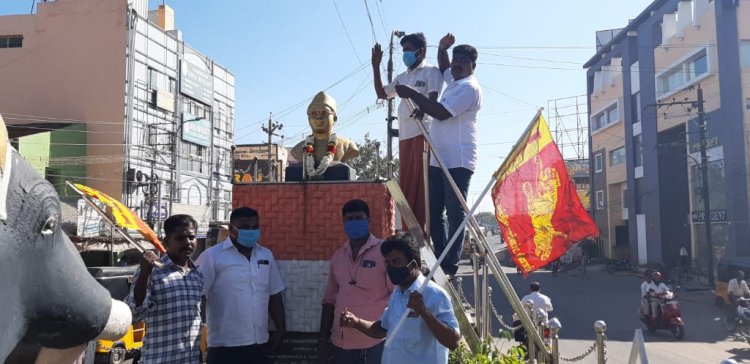 கைரேகை சட்டத்திற்க்கு எதிராக வழக்கு தொடர்ந்த வழக்கறிஞர் ரோசாப்பூதுரை  பிறந்தநாள் கொண்டாட்டம்