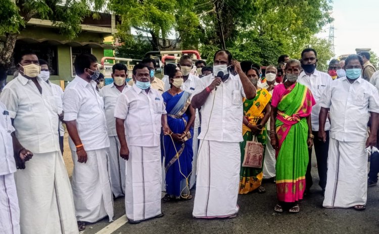 எதிர் கட்சி தலைவருக்கு வயிற்றுப்பசியில்லை அதிகாரப்பசி அமைசசர் ஆர்.பி தாக்கு